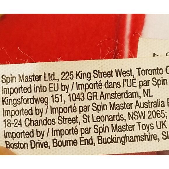 Gund Paw Patrol Marshall Marcus Plush Stuffed Animal Toy Firefighter Uniform 6" - Picture 6 of 6